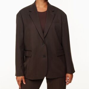 SOLD // Babaton Vogue Blazer Brown Size 1 Aritzia #99120